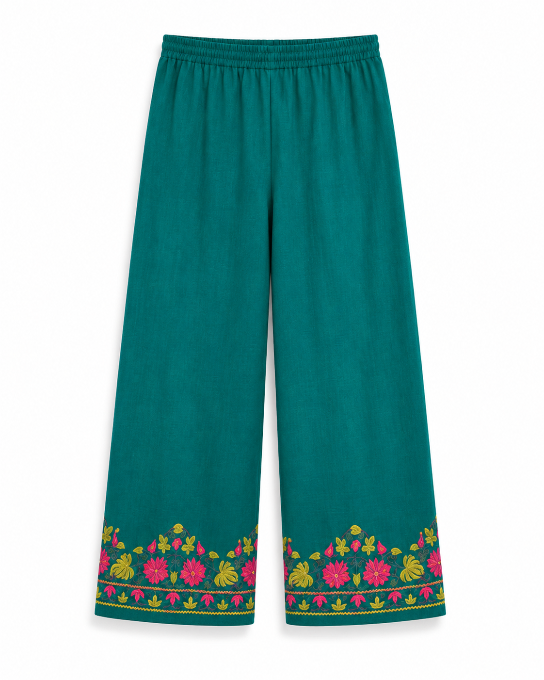 Kashmir Aari cotton Co-Ord Set | Dark Teal